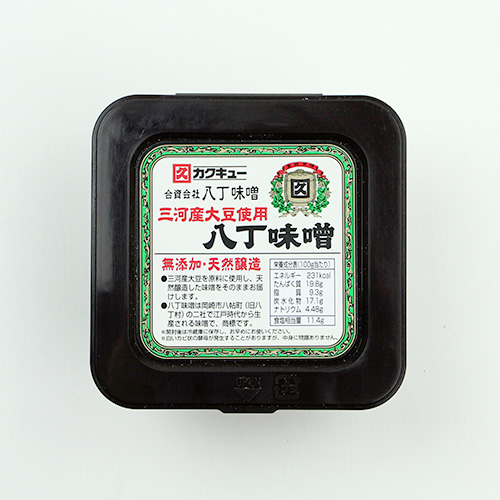 ▽三河産大豆100%使用・角久 八丁味噌