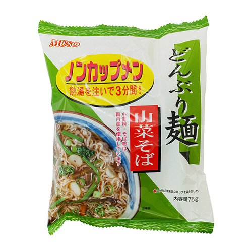 どんぶり麺 (山菜そば)