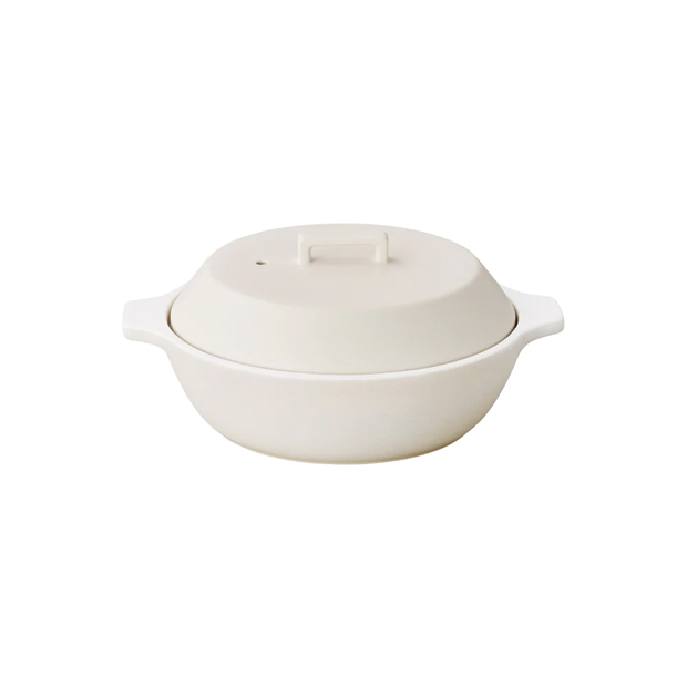 KINTO｜キントー  KAKOMI IH土鍋 1.2L（ホワイト）1～2人用 Item No:25190