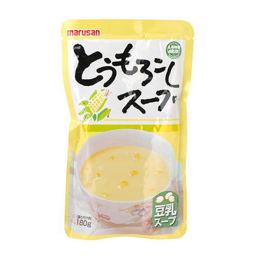 とうもろこし豆乳スープ