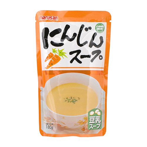 豆乳仕立てにんじんスープ