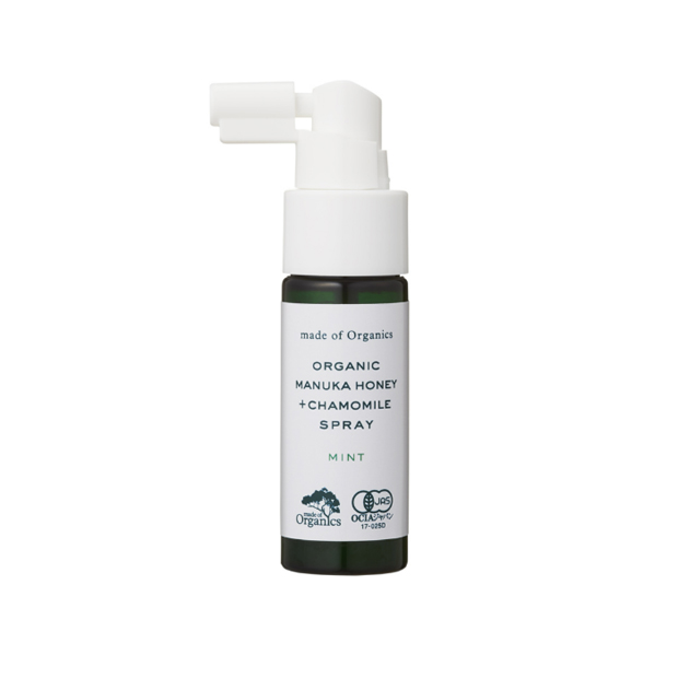made of Organics  オーガニック マヌカハニー＋カモミールスプレー ＜ミント味＞25mL
