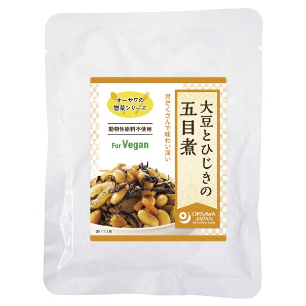 【オーサワジャパン】オーサワの惣菜シリーズ 大豆とひじきの五目煮　100g
