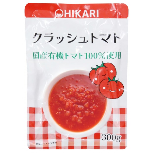 【オーサワジャパン】クラッシュトマト(袋入り)　300g