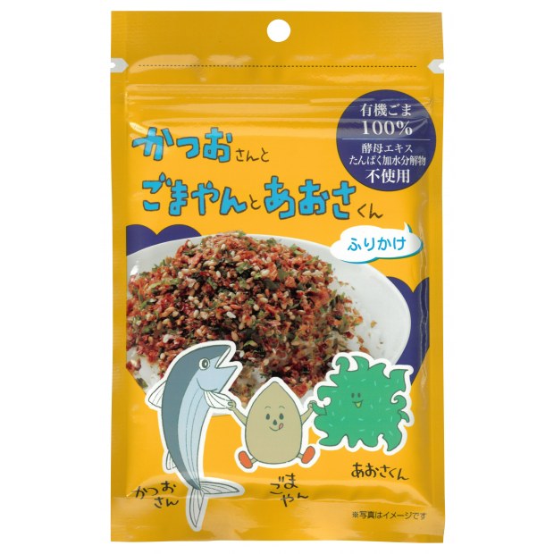 【オーサワジャパン】かつおさんとごまやんとあおさくんふりかけ　30g