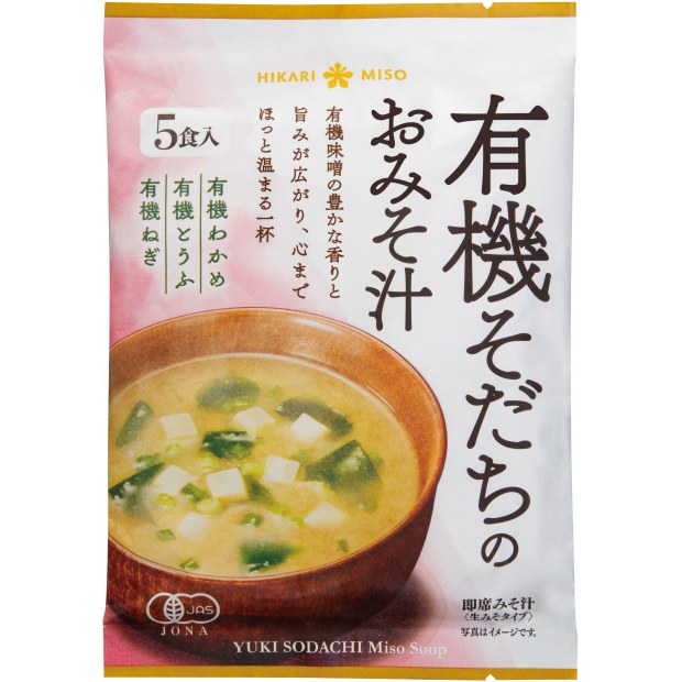 【オーサワジャパン】有機そだちのおみそ汁(生みそタイプ)　87g(5食入)