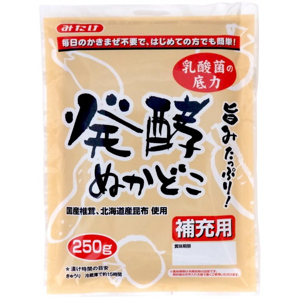 【オーサワジャパン】発酵ぬかどこ補充用　250g
