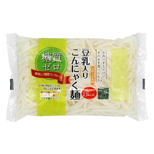 【オーサワジャパン】豆乳入りこんにゃく麺　180g
