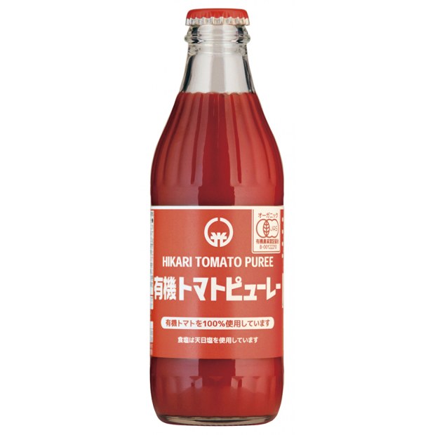 【オーサワジャパン】ヒカリ 有機トマトピューレー　320g