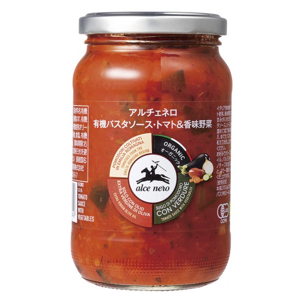 【オーサワジャパン】アルチェネロ 有機パスタソース(トマト＆香味野菜)　350g