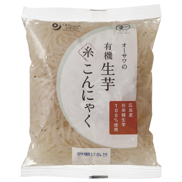 【オーサワジャパン】オーサワの有機生芋 糸こんにゃく　180g