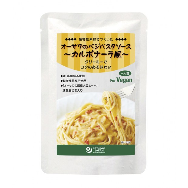 【オーサワジャパン】オーサワのベジパスタソース(カルボナーラ風)　140g